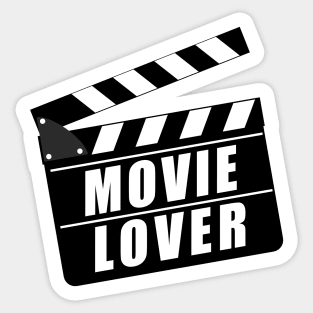 Movie Lover Clapperboard Sticker